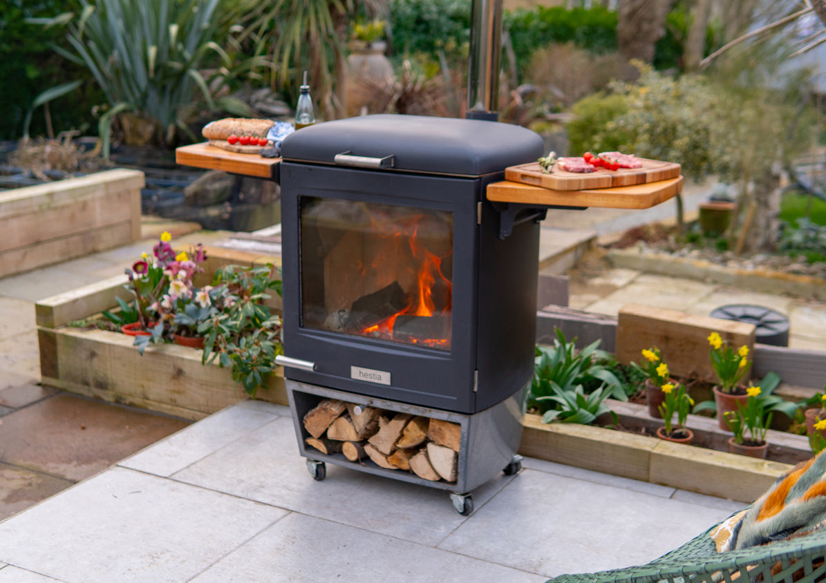 Outdoor wood burners and barbecues from Hestia Concepts