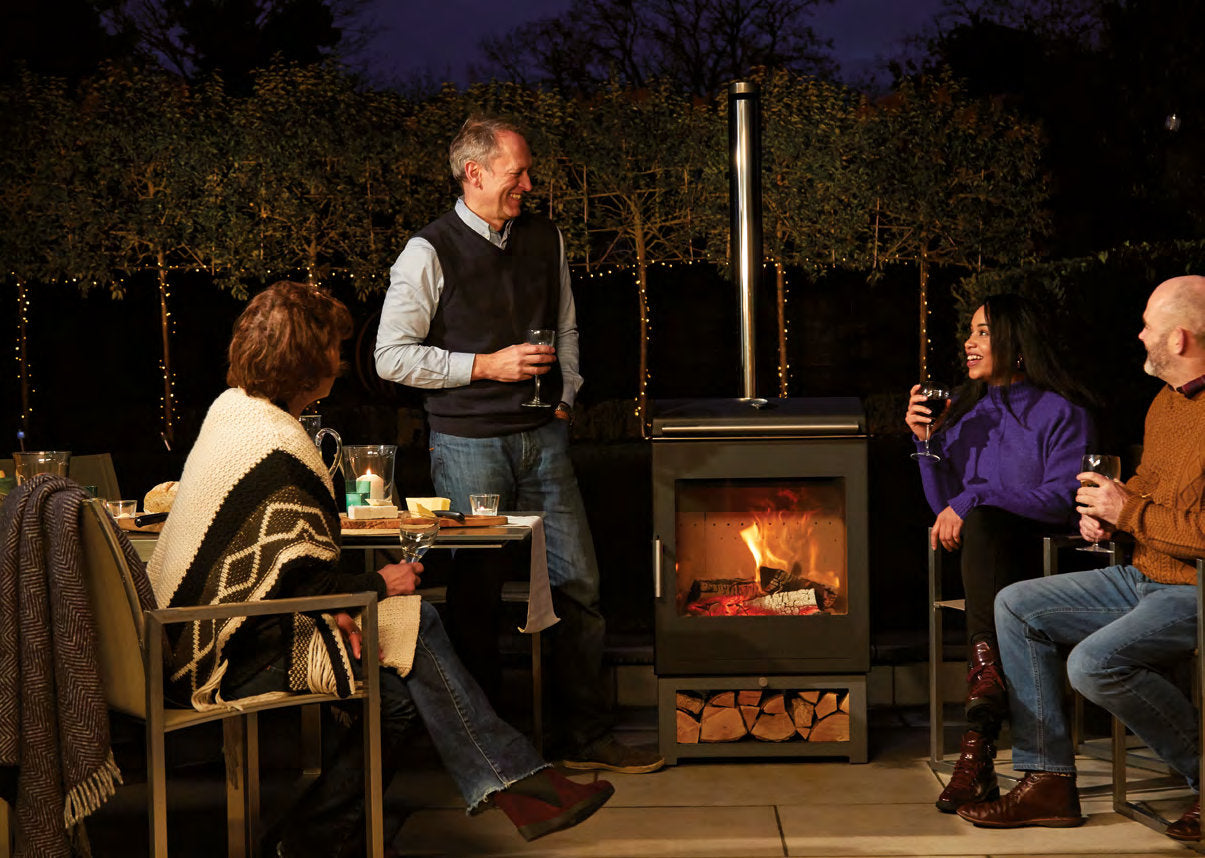 The HEat Collection of outdoor wood-burner barbecues from Hestia Concepts