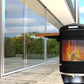 Hestia 500 Heat & Grill outdoor wood-burner and barbecue from Hestia Concepts