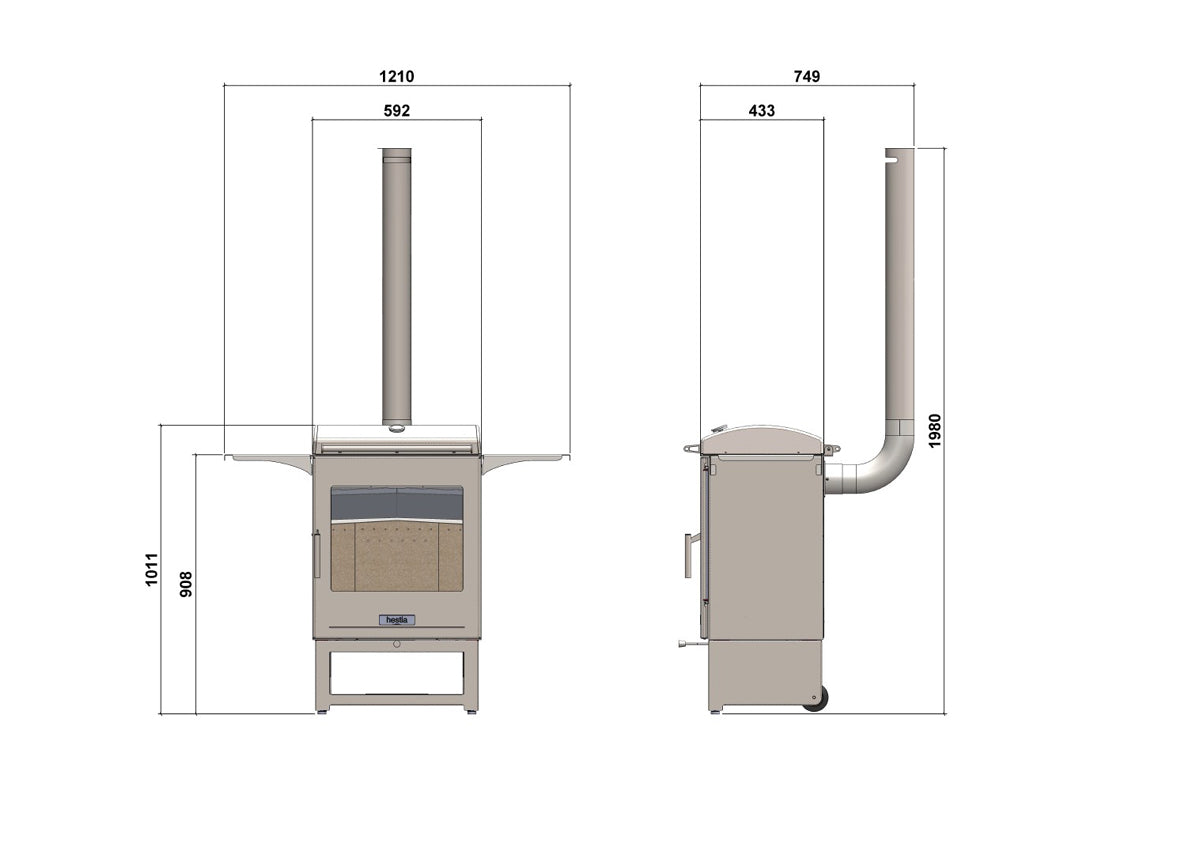 Hestia 300 Heat and Grill from hestia concepts