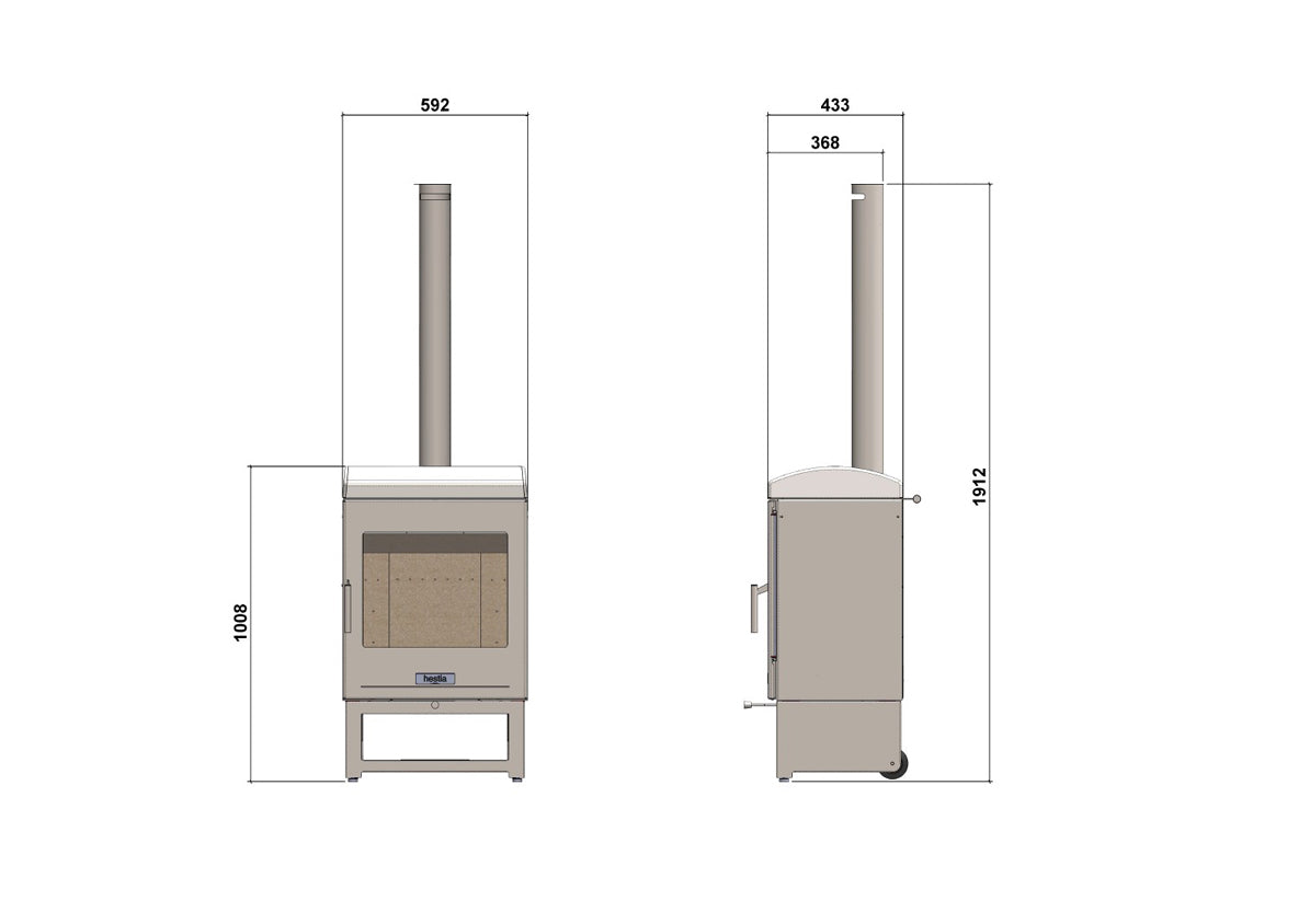 Hestia 350 Clean Burn from hestia concepts